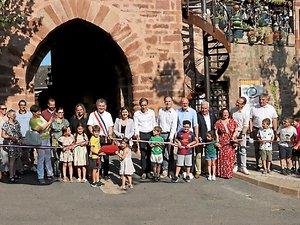 Une des plus belles portes tours de l'Aveyron renaît après des mois de travaux
