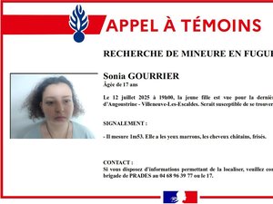 Disparition inquiétante : Sarah, 17 ans, n'a plus donné signe de vie depuis six jours