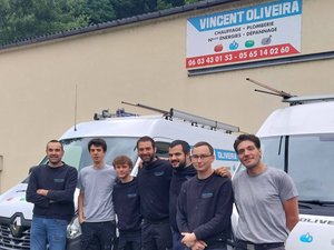 Seul en 2015 jusqu'à une équipe de sept équipes : Vincent Oliveira célèbre les 10 ans d'une entreprise sereine en Aveyron