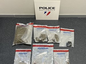 Du cannabis et de l'héroïne retrouvés chez une 