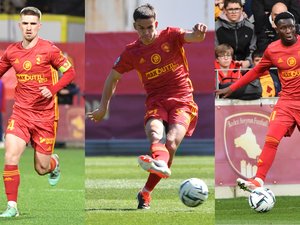 Football : Bradley Danger, Giovanni Haag et Dembo Sylla... un trio marquant à Rodez dans les rangs du Red Star