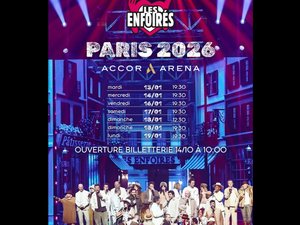 Enfoirés 2026 : on connaît les sept dates des concerts de l'événement, la billetterie ouvre le 14 octobre !