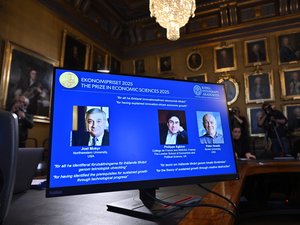 Prix Nobel d'économie 2025 : le Français Philippe Aghion récompensé ce lundi, six jours après Michel Devoret