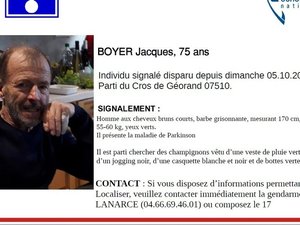 Disparition inquiétante : deux nouvelles journées de recherches pour retrouver Jacques Boyer, 75 ans, toujours introuvable depuis dix jours après être parti aux champignons