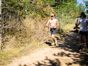 Course à pied : Sylvain Cachard et Julie Lelong en démonstration sur le Marathon des causses des Templiers