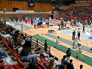 Escrime : "Ici, on est gâté", Rodez loué lors de la première journée du circuit national durant laquelle Aymerick Gally n'a finalement pas brillé
