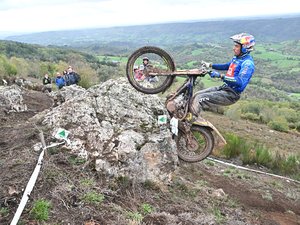 Moto - trial : quel tempo de l'Espagnol Adam Raga sur les Trois jours de la Truyère !