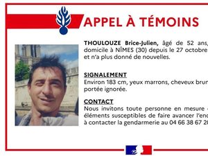 Disparition inquiétante : il quitte son domicile et disparaît, sa voiture localisée, un homme âgé de 52 ans reste introuvable depuis lundi