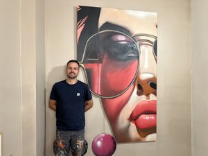 Le graffeur Iwok s'installe durant un mois dans la cave du Bal des Créateurs à Rodez