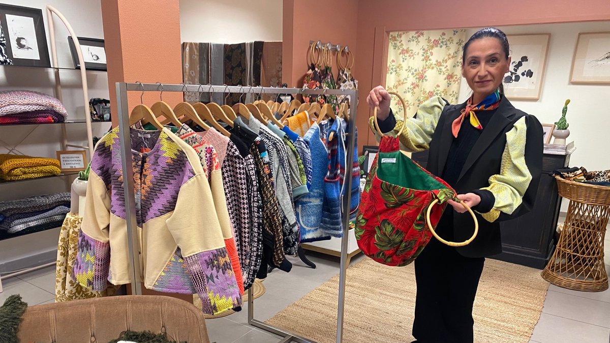 "Chiner, associer, créer" : Sophie Billot, la créatrice qui a l'art de sublimer le recyclé à Rodez