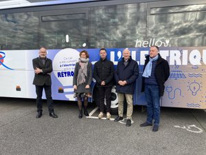 "Une étape importante dans la transition : le groupe Ruban Bleu passe du thermique à l'électrique pour deux de ses bus