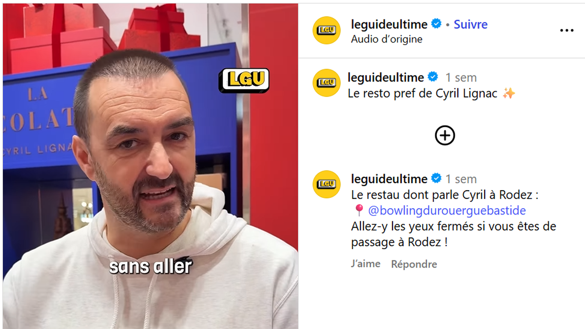 VIDÉO. "Aligot, côte de bœuf, retortillat de pomme de terre…" : découvrez le restaurant préféré de Rodez du chef Cyril Lignac