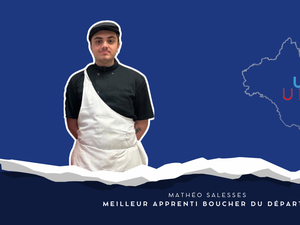 VIDÉO. Un jeune, un projet : Mathéo Salesses, meilleur apprenti boucher de l'Aveyron aiguise son talent et son savoir-faire