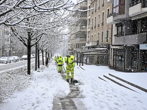 Épisode de neige à Rodez : "On est sur le pont depuis ce matin..." Les services de la Ville à pied d'oeuvre pour rétablir les conditions de circulation