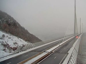 Un peu de neige en plus, des plaques de verglas, le réseau routier de l'Aveyron n'a pas trop souffert des fêtes pour ce matin de Noël