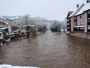 Des chutes d'arbres, des inondations mais pas de dégâts majeurs : des intempéries rares pour cette commune au pied de Rodez