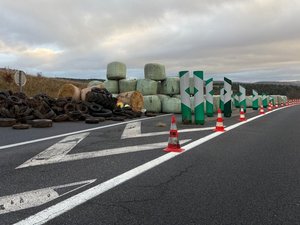 Dermatose nodulaire contagieuse : la Coordination rurale de l'Aveyron annonce la levée des barrages de l'A75 et de la RN88