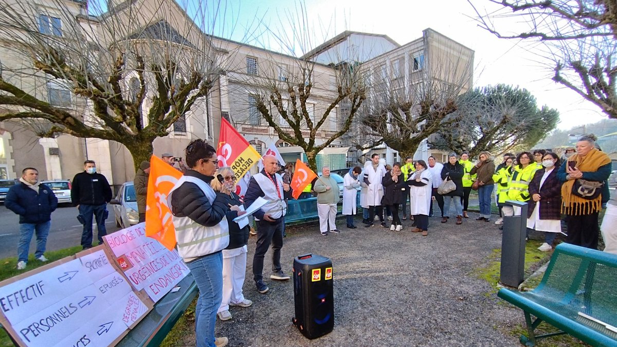 La grève est lancée à l’hôpital pour défendre la biologie et les urgences de nuit dans cette commune de l'Aveyron