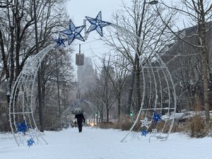 DIAPORAMA. Rodez figée sous les flocons : la ville se pare de son manteau blanc