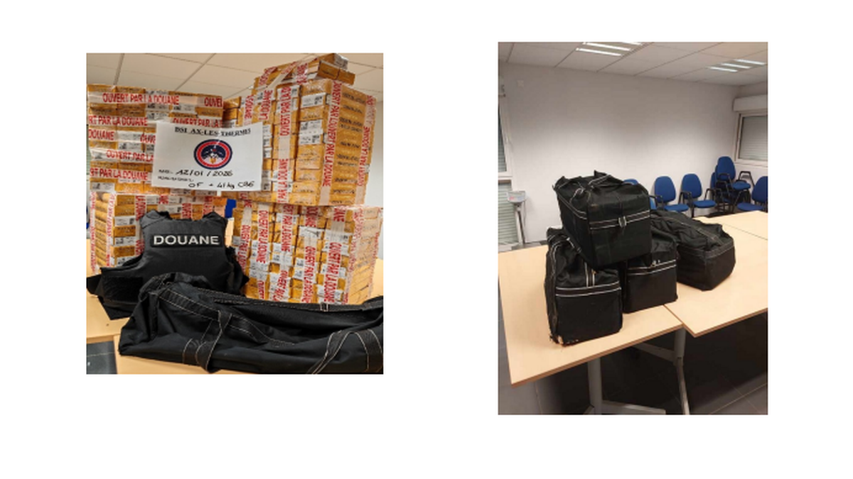 Ils n’attendaient pas les douaniers à cet endroit et prennent tous les risques pour leur échapper, les sacs de voyage étaient remplis de cigarettes