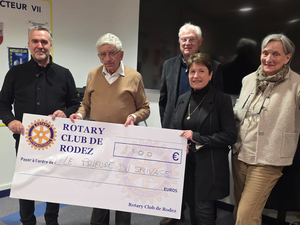 Le Rotary-club de Rodez renouvelle son engagement au prieuré du Sauvage, joyau du patrimoine aveyronnais