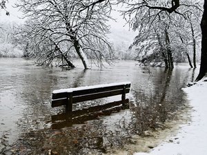 Tempête Nils : à Rodez, les berges de Layoule fermées à cause des intempéries, ce jeudi