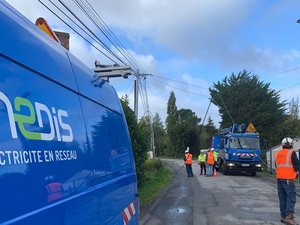 Tempête Nils : dans l'Aveyron, 14 000 foyers privés d'électricité, les services sont à pied d'oeuvre