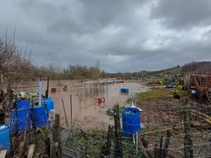 Tempête Nils, routes fermées, jardins inondés, le pied de Rodez à nouveau dans l'eau