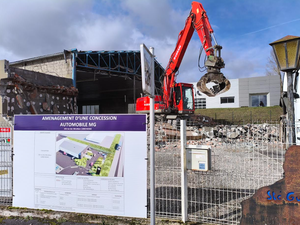 Atelier de réparation, showroom, véhicules... à Rodez, la nouvelle concession MG Motor bientôt dans ses murs