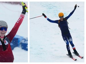 JO d'hiver 2026 : le relais mixte français Harrop - Anselmet se couvre d'or en ski alpinisme