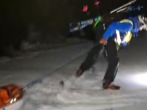 Ils randonnaient dans les Pyrénées, l'un se casse la jambe, les secours grimpent 1 000 m à ski dans la nuit pour leur venir en aide