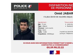 "Préserver les actes d'enquête en cours" : un mois qu'Omid, 16 ans, a disparu alors qu'il se rendait à son lycée, une enquête pour "enlèvement et séquestration" en cours