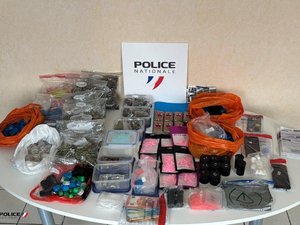 Cocaïne, cannabis, MDMA, ecstasy, LSD, kétamine et speed : les policiers de Millau ont flairé le trafic depuis le bas de la rue