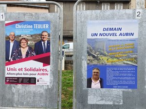 Municipales 2026 : à Aubin, passe d'armes entre Jean-Claude Granier qui brigue le fauteuil de maire et Christine Teulier, maire sortante candidate à sa succession