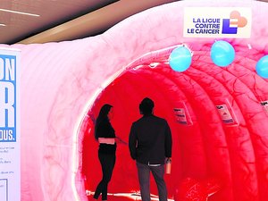 "L'idée est de montrer que l'on peut vivre normalement après un cancer" : à Villefranche-de-Rouergue, un colon géant à explorer