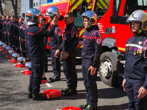 Le Sdis de l'Aveyron à l'heure des grandes manoeuvres et du baptême de promotion des caporaux sapeurs-pompiers