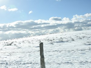 La spectaculaire vidéo d'un fût de bière tombé d'une remorque en haut d'une piste de ski qui dévale à vive allure jusqu'en bas