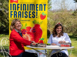 "Les semaines à venir vont être très chargées" : la cheffe pâtissière Noëmie Honiat met à l'honneur la fraise label rouge dans son atelier de Maleville