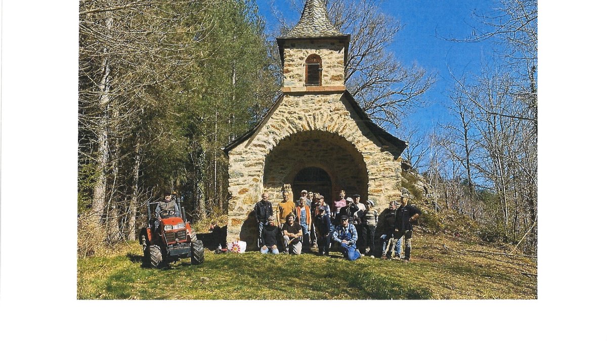 Philippe Roucan Défrichage de la chapelle du Roucan - centrepresseaveyron.fr
