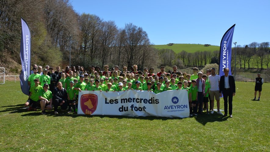 Ségur. Ένα αξέχαστο απόγευμα για τη σχολή ποδοσφαίρου Union Haut-Lévézou