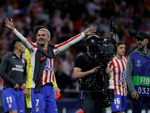 "Je prends énormément de plaisir" : tombeur de Barcelone avec l'Atlético Madrid, Antoine Griezmann étire le temps en Ligue des Champions avant son départ en Floride