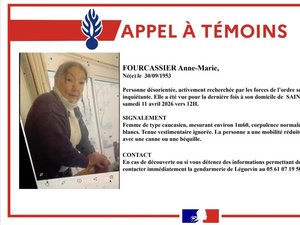 Disparition inquiétante en Occitanie : la gendarmerie lance un appel à témoins pour retrouver Anne-Marie, âgée de 72 ans