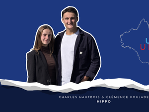 VIDÉO. Un jeune, un projet : épaisse, résistante, intemporelle... Clémence et Charles ont lancé leur première bouée durable Hippo aux designs originaux