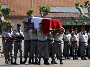"Partout où Florian Montorio a servi, partout il s'est distingué" : un hommage national rendu en Occitanie au militaire français tué au Liban