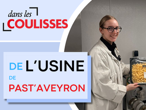 VIDÉO. "Dans les coulisses" : en immersion au coeur de l'usine de Past'Aveyron d'où sortent 250 kg de pâtes par semaine !