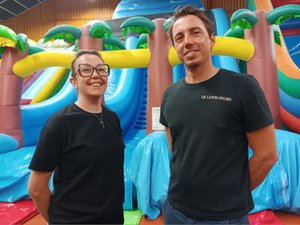 Les animations de ce parc de jeux gonflables rayonnent tout autour : en Aveyron, des vacances en rose pour les enfants