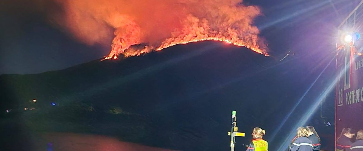 VIDÉO. Un câble électrique tombe au sol et déclenche un incendie, une colonie de vacances évacuée, 30 hectares ravagés