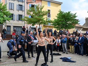 VIDÉO. Le retour des Femen en Occitanie contre Jeanne d'Arc et la mairie RN de Carcassonne