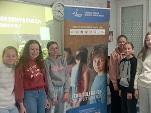 Violences sexuelles dans le sport : une intervention pour sensibiliser ces collégiens de l'Aveyron