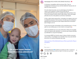 VIDÉO. "On a une super bonne nouvelle à vous annoncer" : un donneur compatible trouvé pour Elio, 4 ans, atteint d'une leucémie rare, l'émouvant message de ses parents